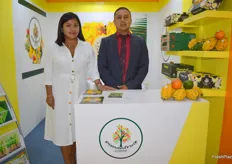 Ana Armas, Ceo of Pimanfruit exotics from Ecuador and her brother Braulio Armas.